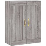 vidaXL Stenska omarica siva sonoma 69,5x34x90 cm inženirski les | Shoptok.si