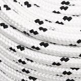 Pleteni brodski konop bijeli 14 mm x 25 m poliesterski | shoptok.hr