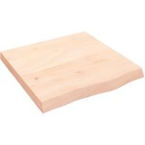 vidaXL Stenska polica 60x60x(2-6) cm neobdelana trdna hrastovina, (21143605) Cene