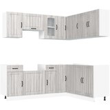 vidaXL 11-dijelni set kuhinjskih ormarića Kalmar konstruiranog drva | shoptok.hr