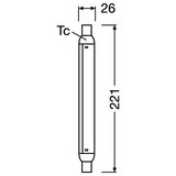  LED fluorescentna trubica LINE S15s/4W/230V 2700K - Osram | Eponuda.com