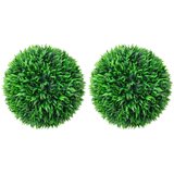 vidaXL Umetni pušpani okrogli 2 kosa 38 cm Cene