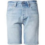 Levi's Kavbojke '501 HEMMED SHORT Z7430 GRAY DE' svetlo modra