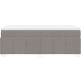  Krevet s oprugama i madracem smeđesivi 80x200 cm od tkanine | shoptok.hr