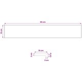  Prozorske klupice 2 kom. Bijela 90 x 15 x 2 cm | shoptok.hr