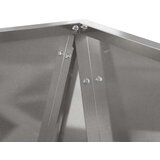  Cvetlično korito srebrna 40 x 40 x 75 cm Nerjaveče jeklo, (5000207350) | Shoptok.si