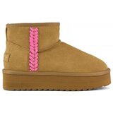 Colors of California Gležnjarji Platform boot spike stitching Kostanjeva Cene