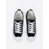 Shelvt Black and white sneakers with a thick sole | Shoptok.si