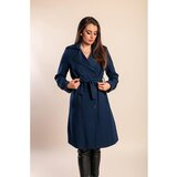 Fenzy Eleganten Trenčkot Z Gumbi, Temno Moder | Shoptok.si
