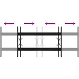  Rešetka za prozor Crna 76 x 30 cm Čelik s prahom premazan | shoptok.hr