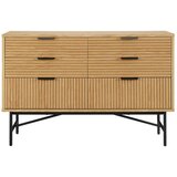 Livetastic KOMODA, črna, barve hrasta | Shoptok.si