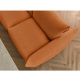 Bobochic Paris Oranžna raztegljiva sedežna garnitura 214 cm Ernest – | Shoptok.si