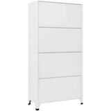 Ormarić s ključem i 9 pretinaca čelični 90 x 45 x 180 cm sivi | shoptok.hr