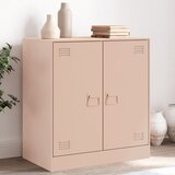 vidaXL Komoda ružičasti 67 x 39 x 73 cm čelična Cijene