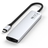 Satechi 7-in-1 USB-C Slim Multiport Adapter with Ethernet - Silver | ePonuda.com