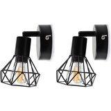 DA LIGHT 2x stenska svetilka E14 z nastavljivo glavo Cene