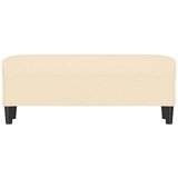  Klupa krem 100 x 35 x 41 cm od tkanine | shoptok.hr