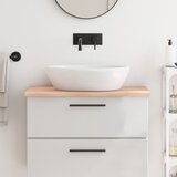  Kupaonska radna ploča 80x60x2 cm netretirano masivno drvo | shoptok.hr