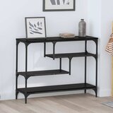 vidaXL Konzolna stolica Crni hrast 100 x 30 x 75 cm Konstruirano drvo Cijene