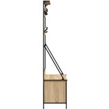 vidaXL stalak za odjeću i cipele boja hrasta sonome 100x41x184 cm | shoptok.hr