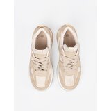 Shelvt Women's sneakers with lace beige | shoptok.hr
