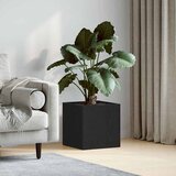  Kutija za saksije Crni hrast 40 x 40 x 40 cm Konstruirano drvo | shoptok.hr