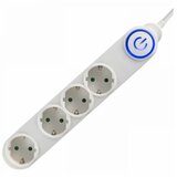 Home Produžni kabel, 4 utičnice, 3 x 1,0mm2, 1,5met, beli - NV 04TK/WH cene