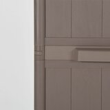  Vrtni ormarić za pohranu smeđi 65x45x172 cm PP s izgledom drva | Eponuda.ba
