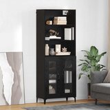  Highboard Crni hrast 69,5 x 34 x 180 cm Konstruirano drvo | shoptok.hr