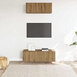  2-dijelni zidni TV ormarić Artisan hrast izrađen od drva | shoptok.hr