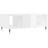  Stolić za kavu sjajni bijeli 90x50x36,5 cm konstruirano drvo | shoptok.hr