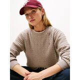 Tommy Hilfiger Pulover svetlo bež | Shoptok.si