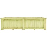  Dvignjeno cvetlično korito 196x100x50 cm impregnirana borovina, (20693263) | Shoptok.si