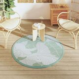 vidaXL Vanjski tepih zeleni Ø 120 cm PP | shoptok.hr
