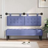  Držeće uzglavlje Zidne Traper plava 130 x 55 x 5 cm tkanina - Trapere plave boje 120 cm bez LED | shoptok.hr