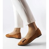 Gemre Brown ballerinas embellished with rhinestones Fleming | shoptok.hr