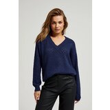 Marisse Women's Sweater Z-Sw-4520 Navy | ePonuda.com