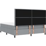  Krevet s podnicom s madracem i klupom svijetlosiva 180x200 cm tkanina | shoptok.hr