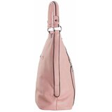 Fashion Hunters Light pink city shoulder bag with a detachable strap Cene