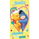 Jerry Fabrics Rumena bombažna otroška brisača 70x140 cm Winnie the Pooh "Smile" – | Shoptok.si