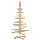  Drveno ukrasno božićno drvce 120 cm od masivne borovine | shoptok.hr