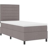 Box spring krevet Sivo-smeđa 90 x 200 cm tkanina | shoptok.hr