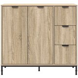 vidaXL Kreveta sonoma hrast 89,5 x 33 x 82 cm Konstruirano drvo | shoptok.hr