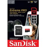 Sandisk SDXC256GB Micro Extreme Pro 200MB/s A2 C10 V30 UHS-I US+Adapter | ePonuda.com