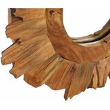 Zidno ogledalo od tikovine 40 cm okruglo | Eponuda.com