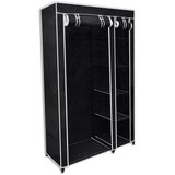 The Living Store Sklopivi Ormar Crni 110 x 45 x 175 cm Cijene