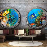  Samoljepljiva foto tapeta - Window to the underwater world 98x70 Cijene