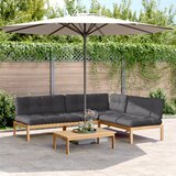 vidaXL 4-dijelni set vrtnih sofa od paleta s jastucima od drva bagrema | shoptok.hr