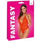 Cottelli - rdeče čipkasto body s križnimi trakovi | Shoptok.si