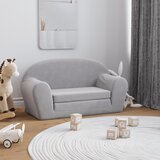  Dječji dvosjed na razvlačenje svjetlosivi mekani plišani | shoptok.hr